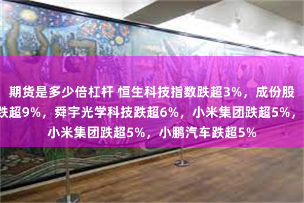 期货是多少倍杠杆 恒生科技指数跌超3%，成份股中，比亚迪电子跌超9%，舜宇光学科技跌超6%，小米集团跌超5%，小鹏汽车跌超5%